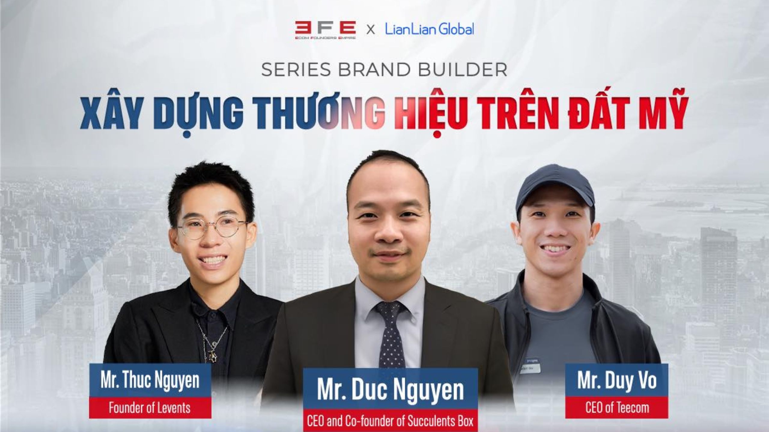 EVENT “XÂY DỰNG THƯƠNG HIỆU TRÊN ĐẤT MỸ”